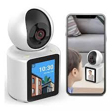 Camara De Seguridad Wifi Ip Con Pantalla